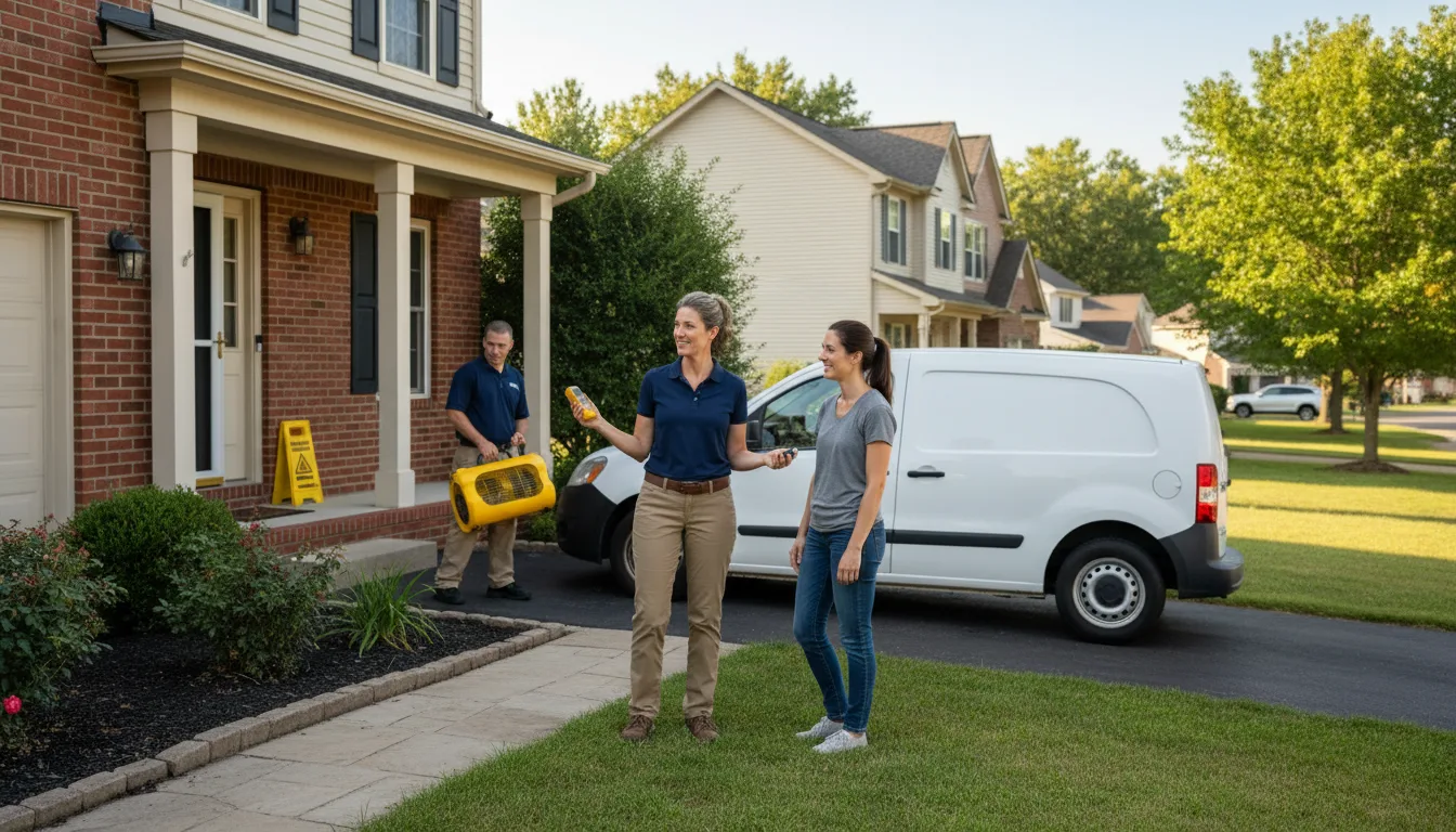 Residential water damage restoration in Youngtown, AZ